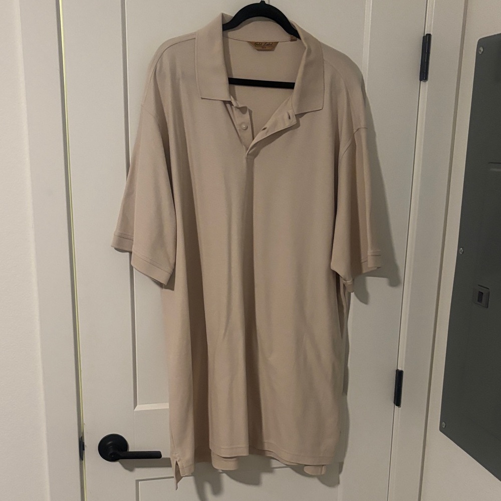 Roundtree & Yorke Men's Tan Polo Shirt